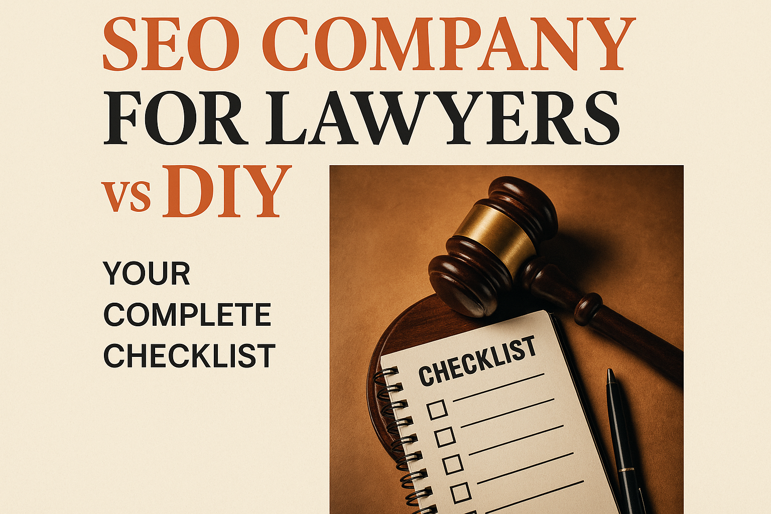 SEO Company for Lawyers vs DIY: Your Complete Checklist